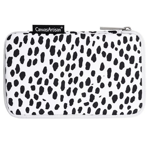 CANVASARTISAN H36-S21 Dots Printing Digital Accessories Zipper Storage Case Phone Mouse Carrying Bag - 1