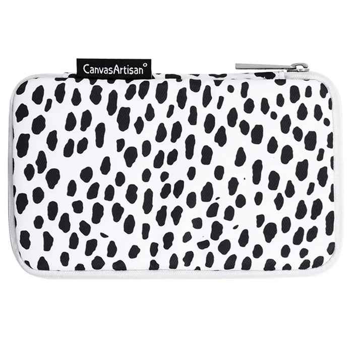 CANVASARTISAN H36-S21 Dots Printing Digital Accessories Zipper Storage Case Phone Mouse Carrying Bag - 1