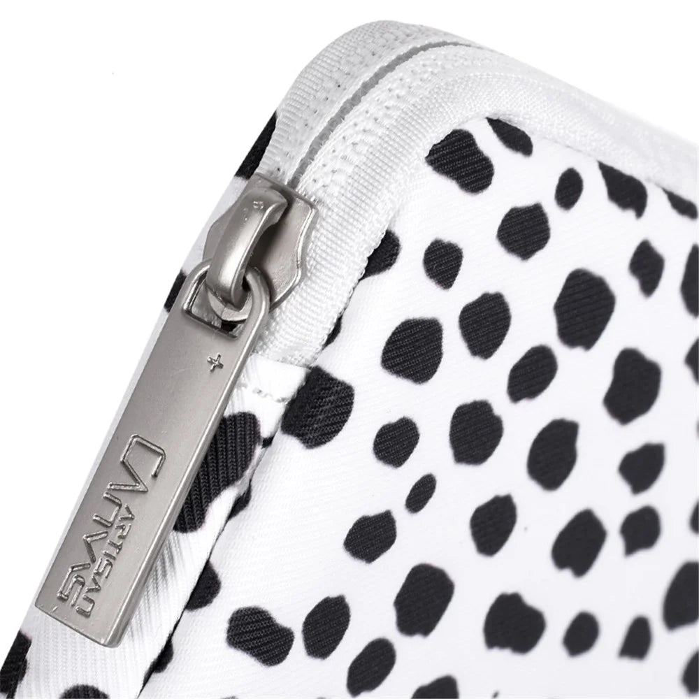 CANVASARTISAN H36-S21 Dots Printing Digital Accessories Zipper Storage Case Phone Mouse Carrying Bag - 2