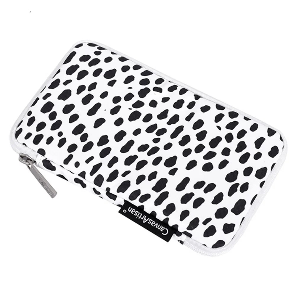 CANVASARTISAN H36-S21 Dots Printing Digital Accessories Zipper Storage Case Phone Mouse Carrying Bag - 3