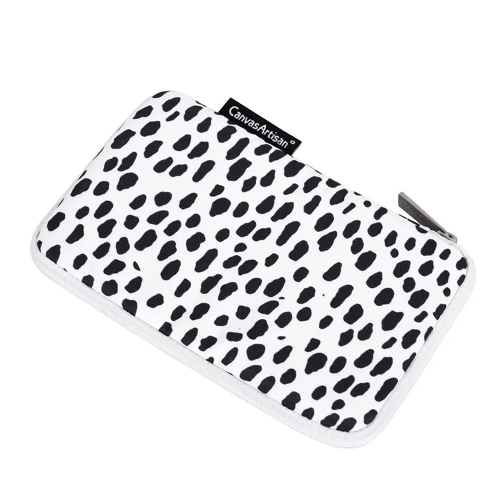 CANVASARTISAN H36-S21 Dots Printing Digital Accessories Zipper Storage Case Phone Mouse Carrying Bag - 4