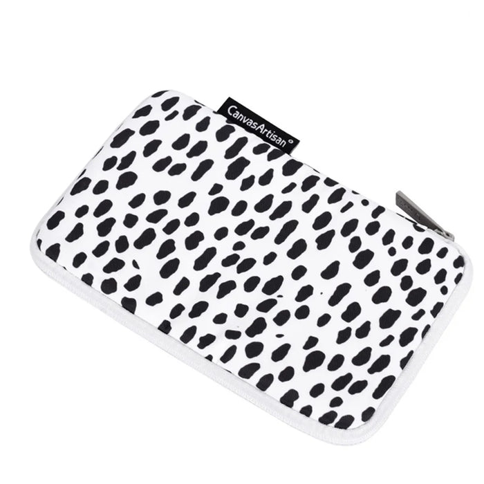 CANVASARTISAN H36-S21 Dots Printing Digital Accessories Zipper Storage Case Phone Mouse Carrying Bag - 4