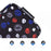 CANVASARTISAN H13-S11 Polka Dot Pattern Storage Bag for Digital Accessories Phone Charger Mouse Pouch Bag - 6