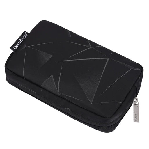 CANVASARTISAN H6-S11 3D Diamond Pattern Digital Accessories Storage Bag Pouch Phone Charger Mouse Power Bank Carrying Case - 2