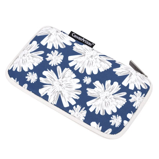 CANVASARTISAN H34-S21 Flower Pattern Mouse Charger Cable Digital Accessories Storage Bag Pouch 20x12x3cm - 2