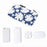 CANVASARTISAN H34-S21 Flower Pattern Mouse Charger Cable Digital Accessories Storage Bag Pouch 20x12x3cm - 3