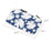 CANVASARTISAN H34-S21 Flower Pattern Mouse Charger Cable Digital Accessories Storage Bag Pouch 20x12x3cm - 5
