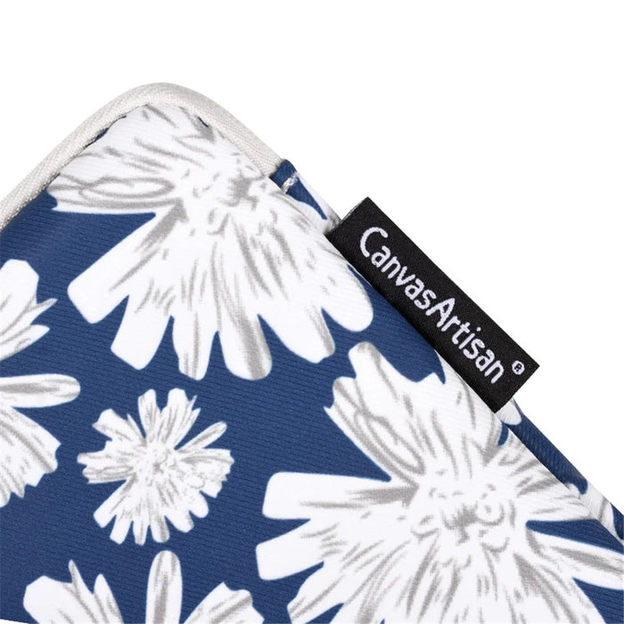 CANVASARTISAN H34-S21 Flower Pattern Mouse Charger Cable Digital Accessories Storage Bag Pouch 20x12x3cm - 7