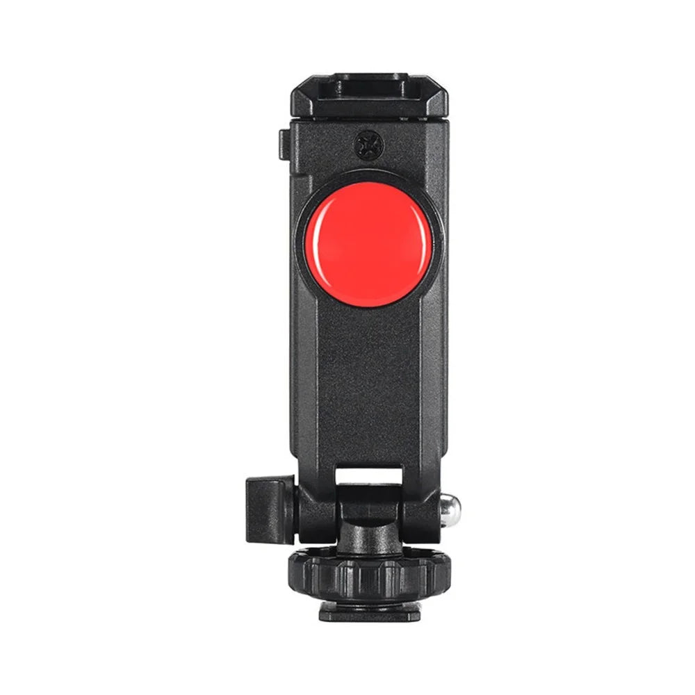UURIG ST-06 Portable Rotatable Phone Holder Clip with Cold Shoe 1/4 Screw Hole Mount for Tripod Camera - 2