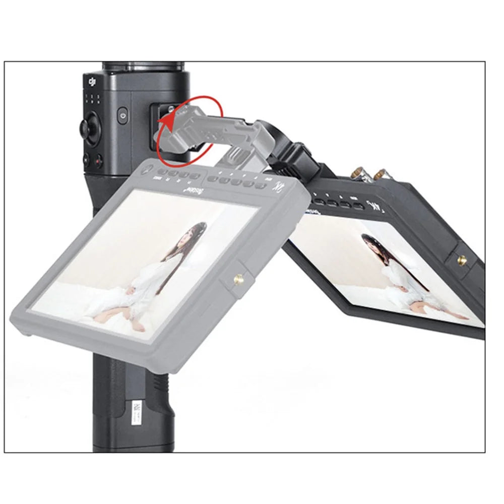 UURIG DH11 Adjustable Monitor Mount Extension Bracket for DJI Ronin S/SC - 3