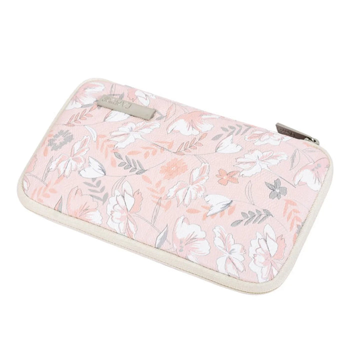 CANVASARTISAN G4-S21 Leaf Flower Pattern Digital Accessories Storage Bag Case for Phone Mouse Earphone Pouch - 6