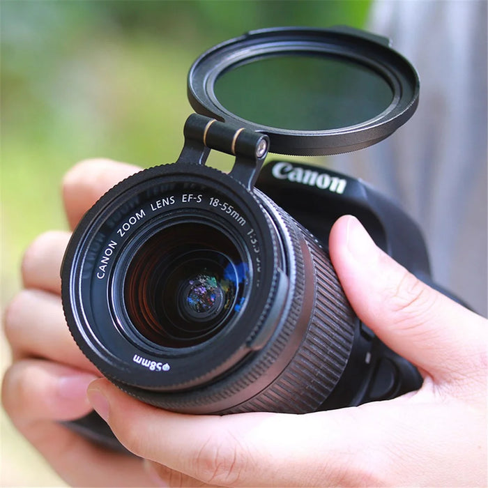 UURIG 49mm ND Filter Ring Quick Release Lens Mount Adapter Flip Bracket DSLR Camera Accessory - 5
