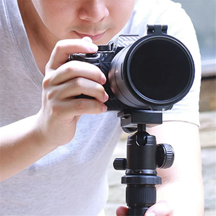 UURIG 77mm ND Filter Lens Quick Release Mount Ring Flip Lid Bracket DSLR Camera Accessory - 5