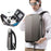 BANGE BG-22201 Men's Backpack Travel Backpack Business Durable Laptop Backpack Water Resistant College School Bag Fits 15.6-inch Notebook - Titanium Gold - 5