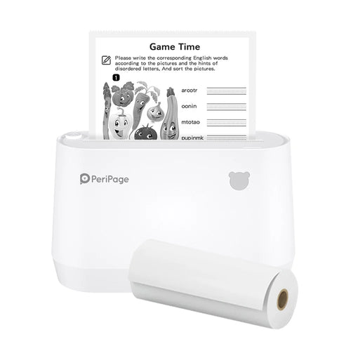 PERIPAGE A9s Mini Portable Printer 304dpi BT Wireless Thermal Printer Label Maker Support 77mm/56mm Paper - 1