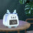 JS2726D Cute Cartoon Elk Kids Children Sleep Training Alarm Clock LED Night Light Digital Clock - Baby Blue - 3