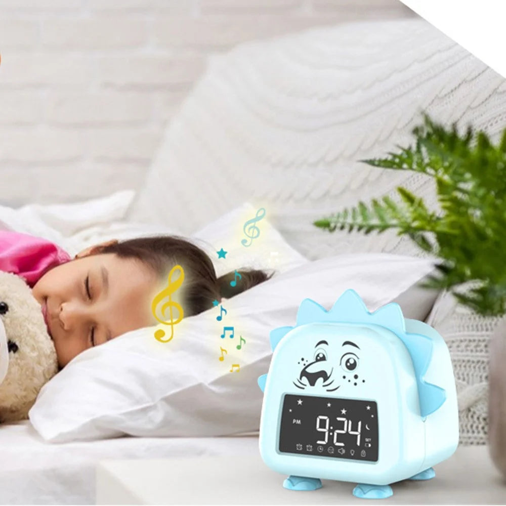 JS2726A Lion-shaped Children's Alarm Clock Multifunction Sleep Training Tool Creative Electronic Clock - 3