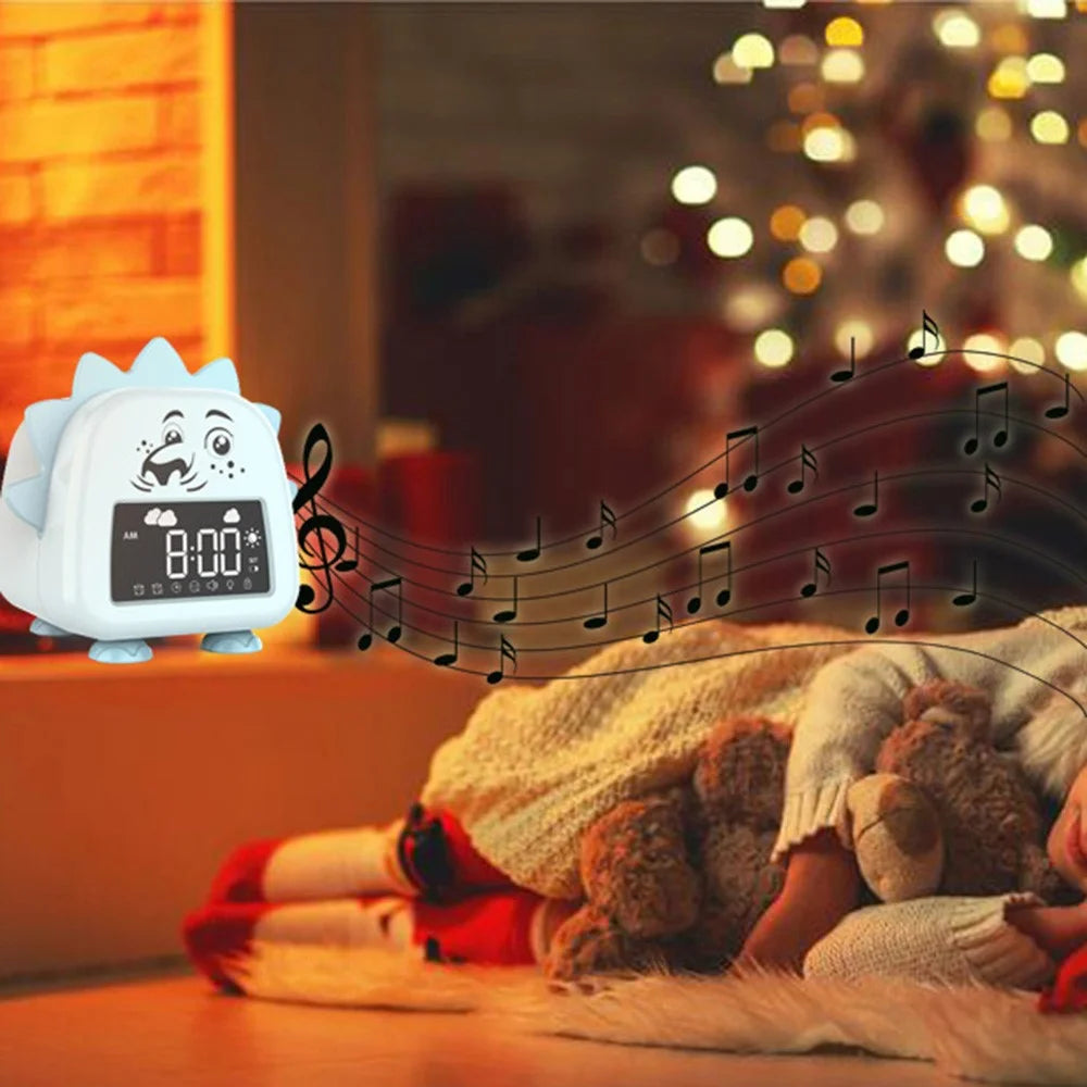 JS2726A Lion-shaped Children's Alarm Clock Multifunction Sleep Training Tool Creative Electronic Clock - 5