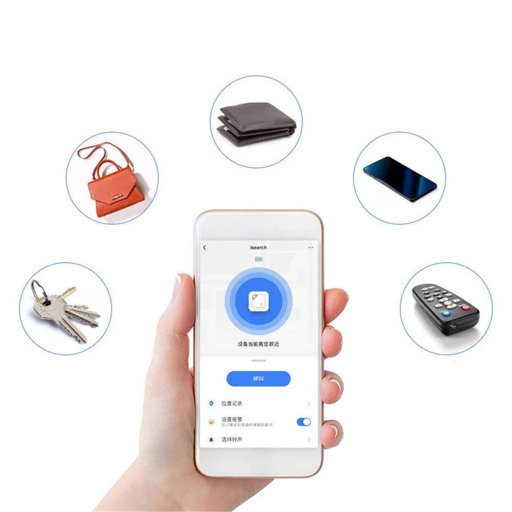 B600 Bluetooth-compatible Key Finder Key Locator Device with App Anti-Lost Keychain Tracker Device for Phone Bag Remote Controller Wallet - Black - 5
