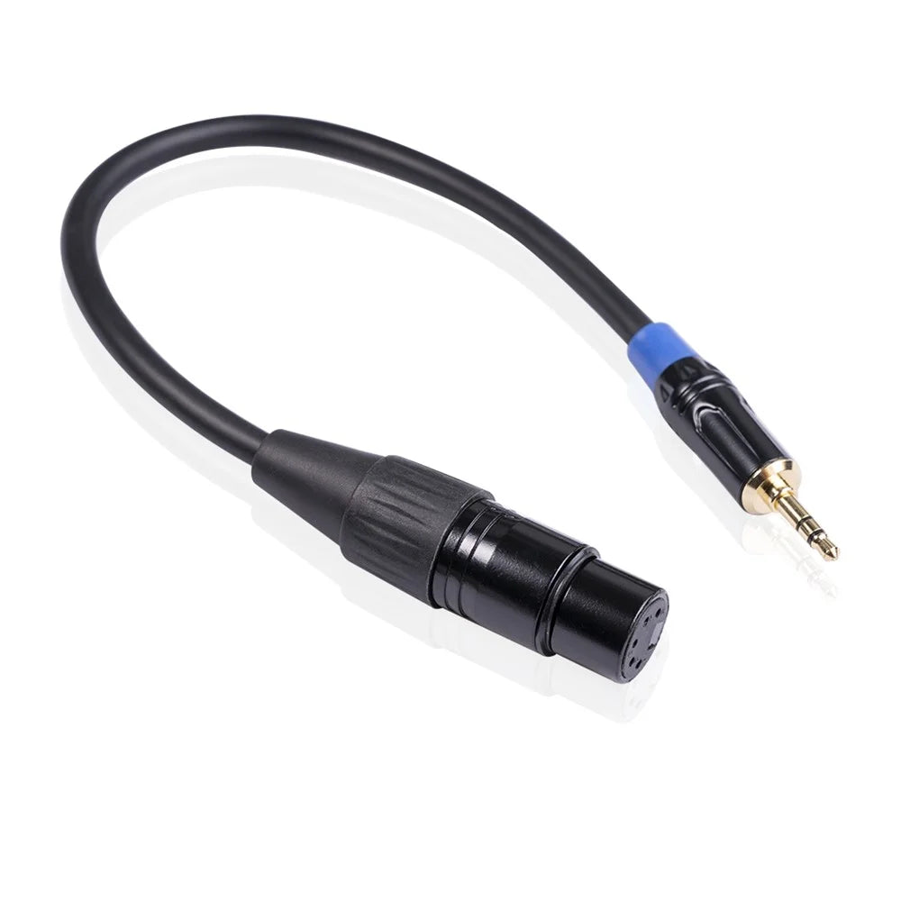 TC195BUXK1075-03 0.3m Male 3.5mm Audio to Cannon XLR Female Adapter Cord for Microphone Speakers Sound Consoles Amplifier - 1