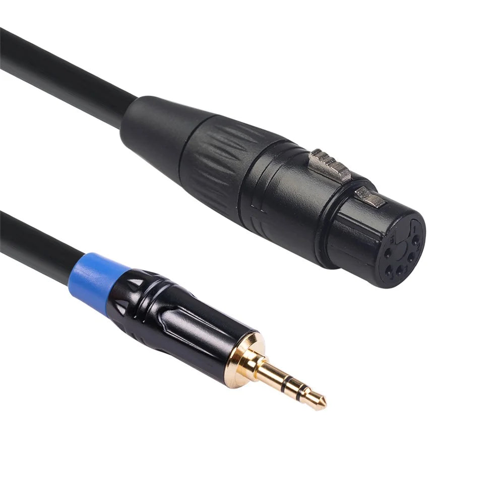 TC195BUXK1075-03 0.3m Male 3.5mm Audio to Cannon XLR Female Adapter Cord for Microphone Speakers Sound Consoles Amplifier - 2