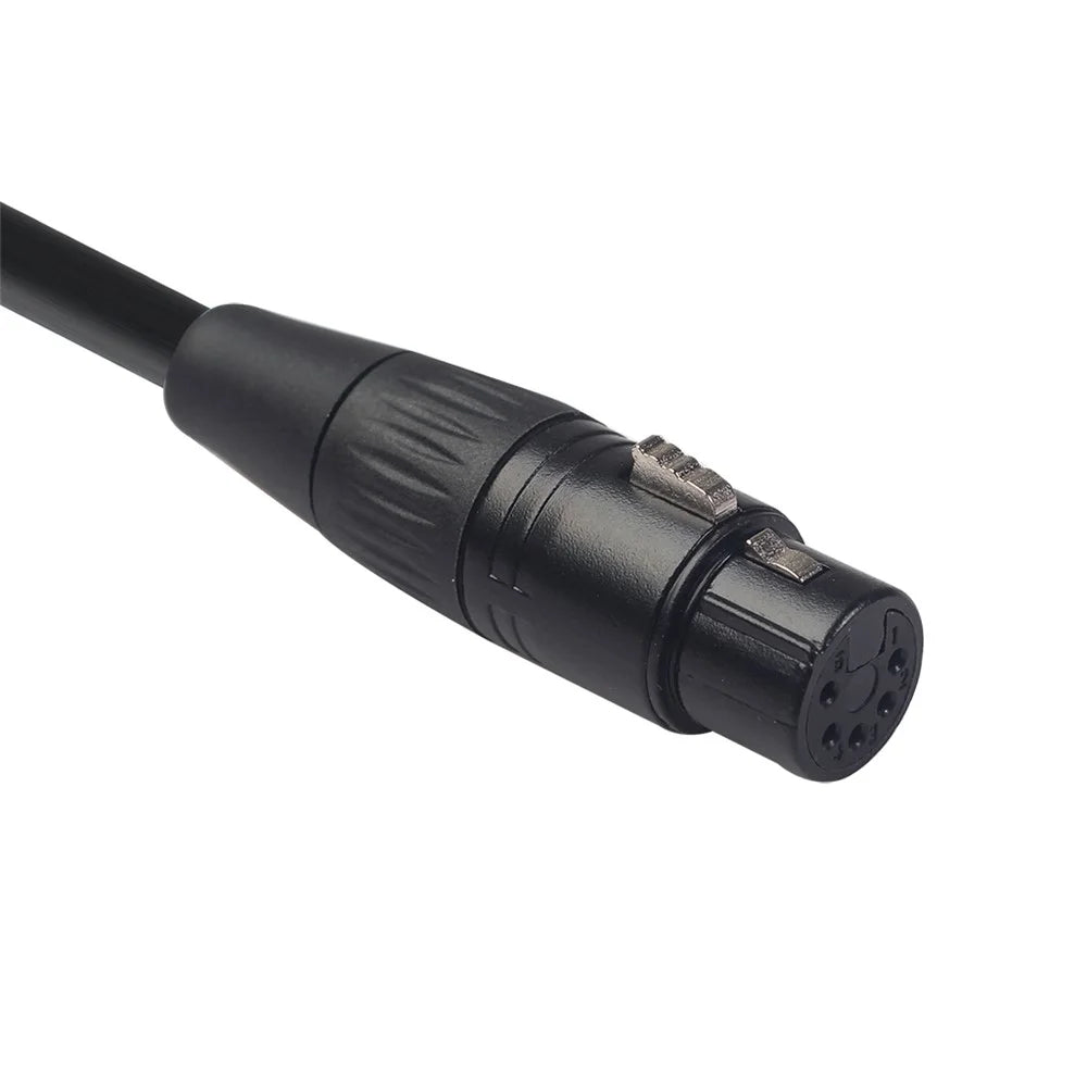 TC195BUXK1075-03 0.3m Male 3.5mm Audio to Cannon XLR Female Adapter Cord for Microphone Speakers Sound Consoles Amplifier - 3