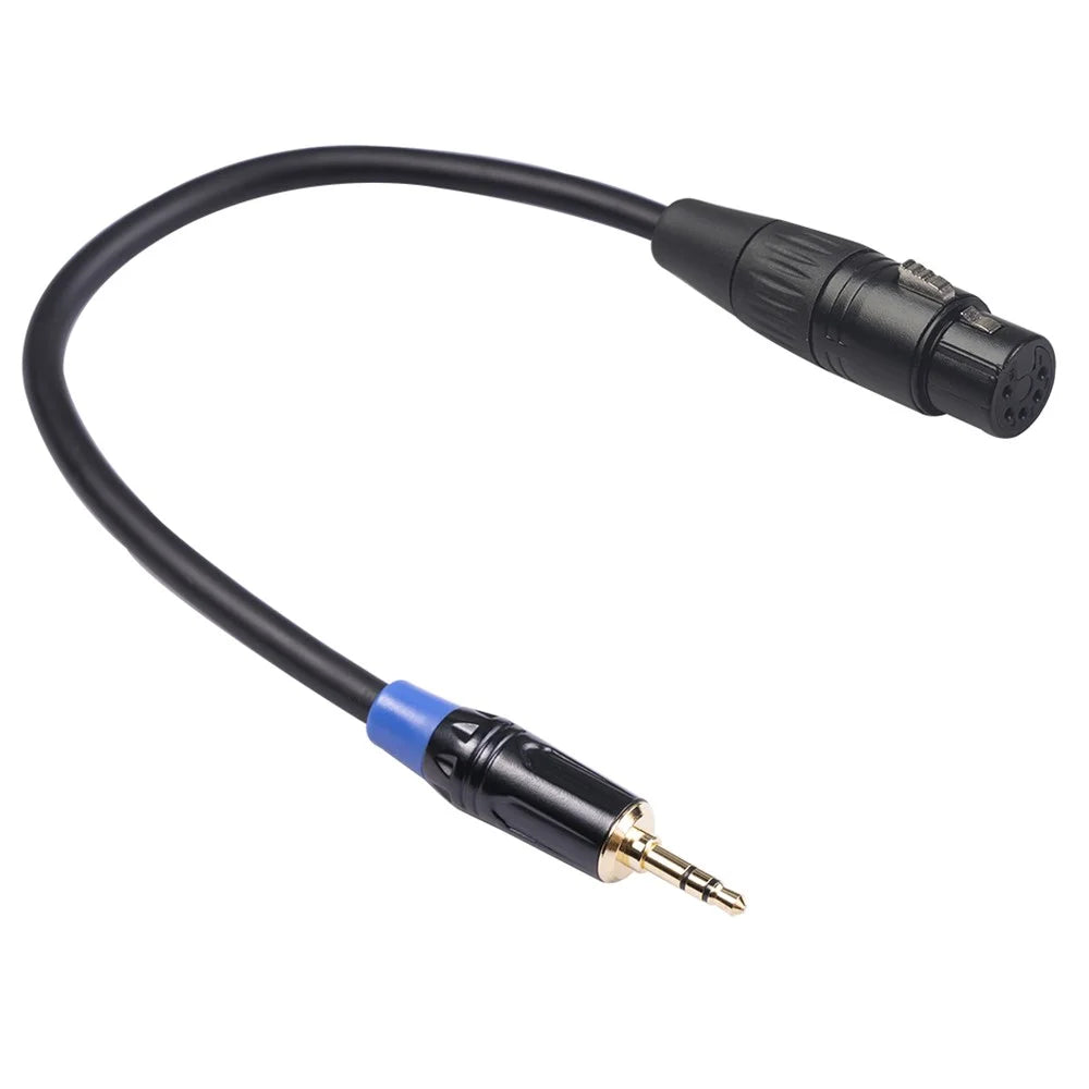 TC195BUXK1075-03 0.3m Male 3.5mm Audio to Cannon XLR Female Adapter Cord for Microphone Speakers Sound Consoles Amplifier - 5