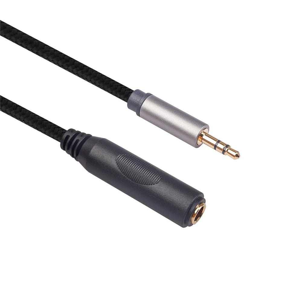 2Pcs/Set 3662B-02-03 3.5mm Male to 6.35mm Female 1/8 to 1/4 Stereo Audio Adapter for Amplifiers Guitar Piano Home Theater Devices - 5