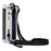 For JBL Flip 6 Silicone Carrying Case Bluetooth-compatible Speaker Protective Cover with Shoulder Strap and Carabiner - Grey - 4