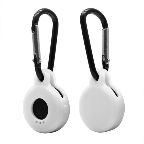 Shockproof Silicone Case for Tile Sticker (2022) Bluetooth-compatible Tracker Finder Accessory Protective Cover Sleeve - White - 1