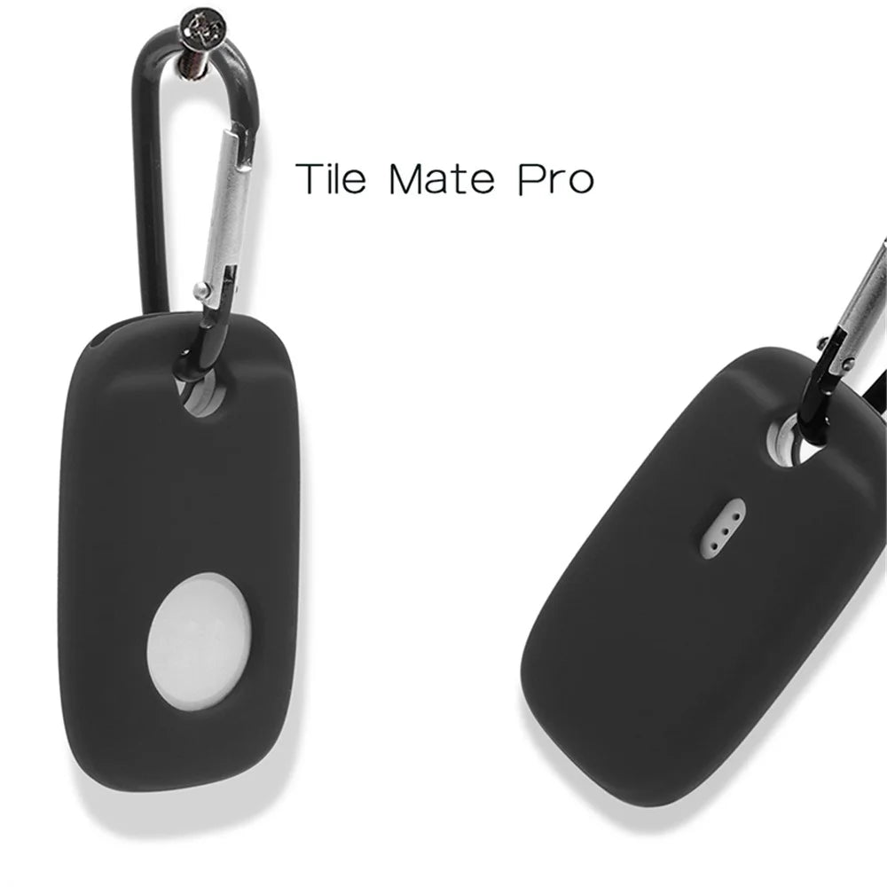 For Tile Mate Pro (2022) Bluetooth-compatible Tracker Anti-scratch Silicone Case Accessory Protective Cover Sleeve - White - 2