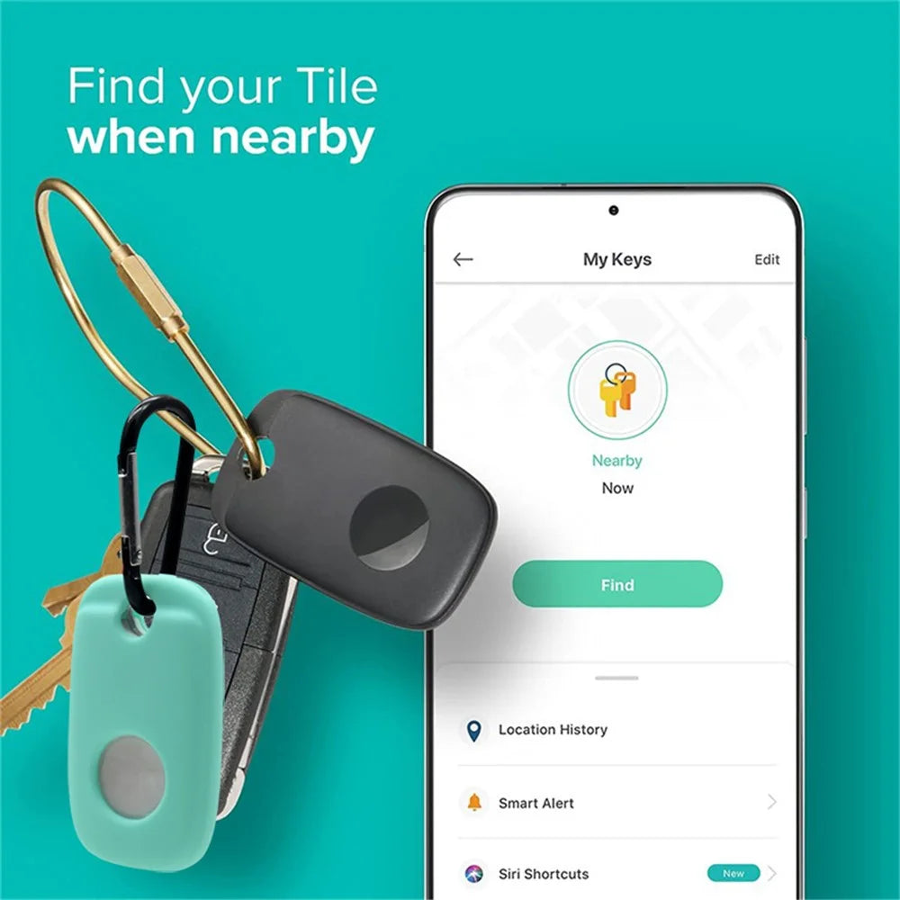 For Tile Mate Pro (2022) Bluetooth-compatible Tracker Anti-scratch Silicone Case Accessory Protective Cover Sleeve - White - 4