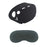 For Oculus Quest 2 VR Headset Silicone Protective Cover Skin Case with Eye Mask - Black - 1