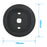 For Ecobee 3 Lite Smart Thermostat Wall Holder Cover Silicone Protective Sleeve Anti-Drop Soft Case - White - 6