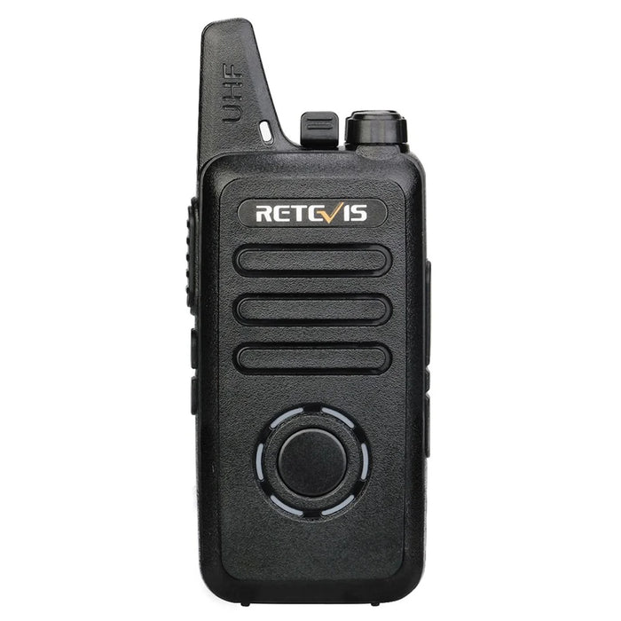 RETEVIS RT22S 2Pcs/Set Mini Walkie-Talkie Portable Wireless Two Way Radio for Restaurant Construction Site Hotel - 5