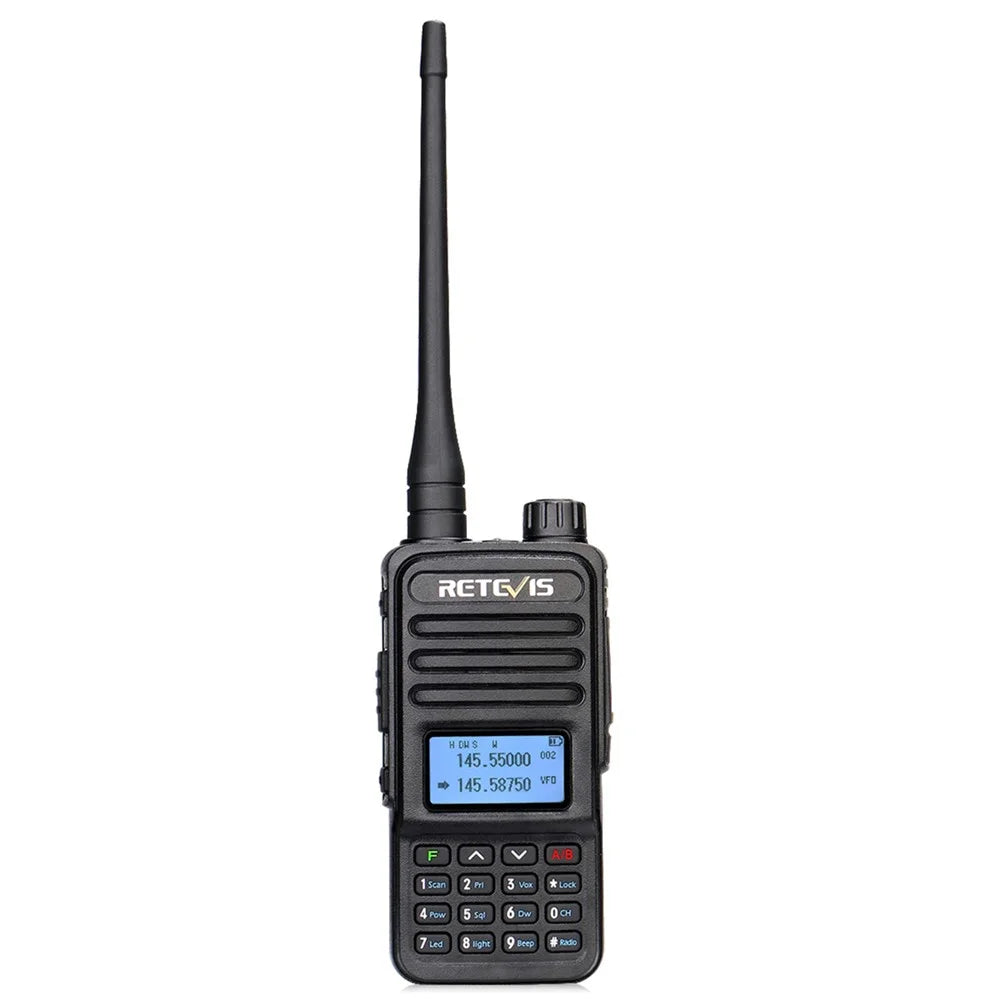 RETEVIS RT85 Analog Walkie-Talkie Portable Mini Wireless FM Radio Support UV Dual Frequency/5W 200 Channel - EU Plug - 3