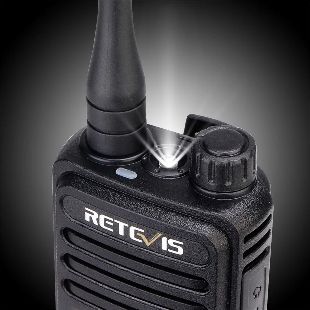 RETEVIS RT85 Analog Walkie-Talkie Portable Mini Wireless FM Radio Support UV Dual Frequency/5W 200 Channel - EU Plug - 6