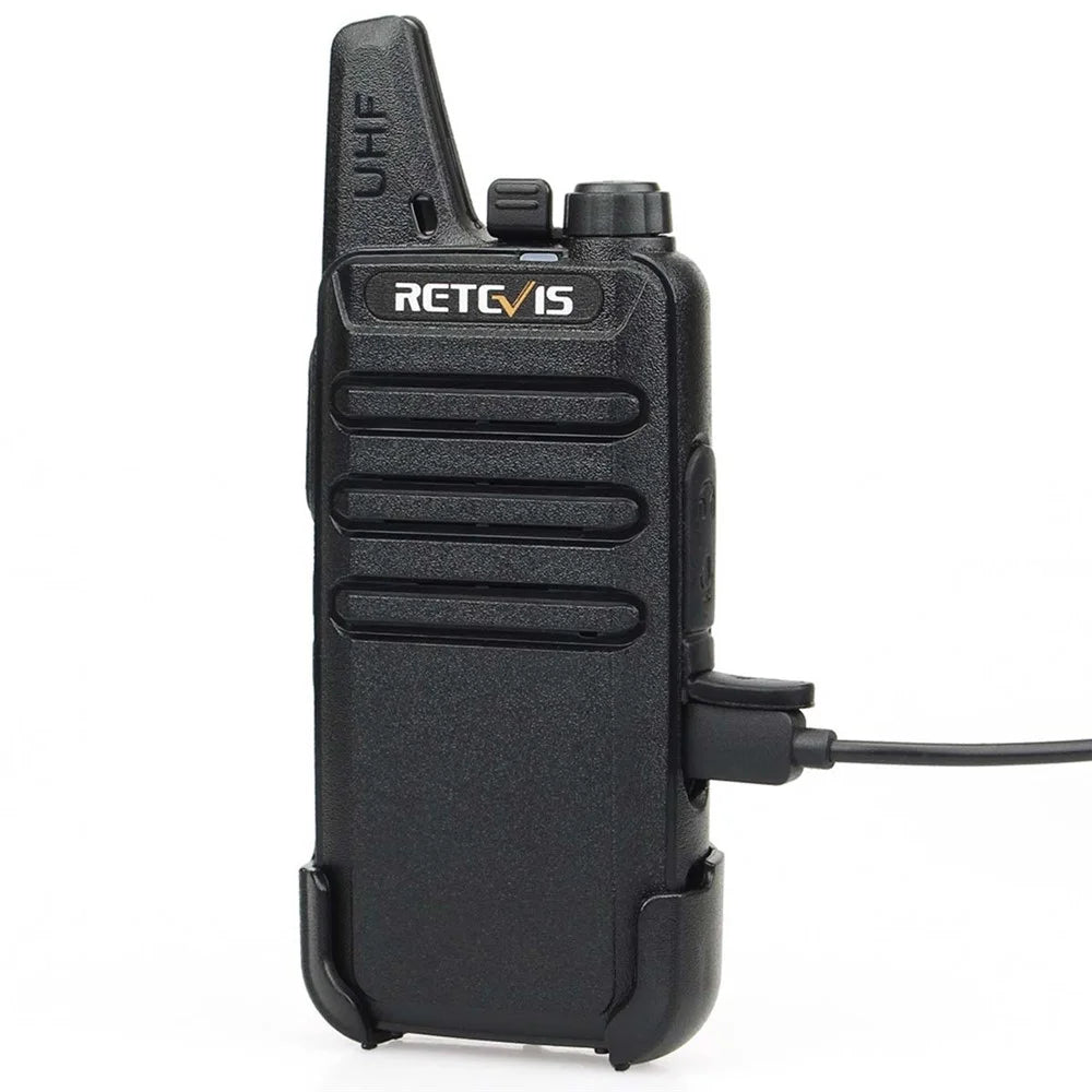 RETEVIS RT622 1 Pair of Mini Two Way License-Free PMR Radio Walkie-Talkie (for European Frequency) - EU Plug - 1
