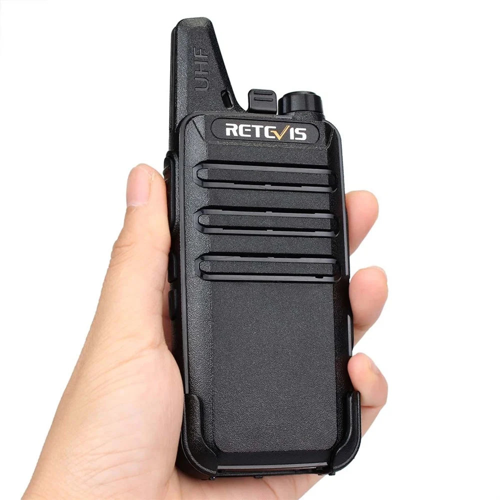 RETEVIS RT622 1 Pair of Mini Two Way License-Free PMR Radio Walkie-Talkie (for European Frequency) - EU Plug - 2