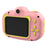 ET02 Cartoon 2.0 inch Screen Children Camera Rechargeable HD Wide Angle Digital Camera Camcorder Kids Gift - Pink - 1