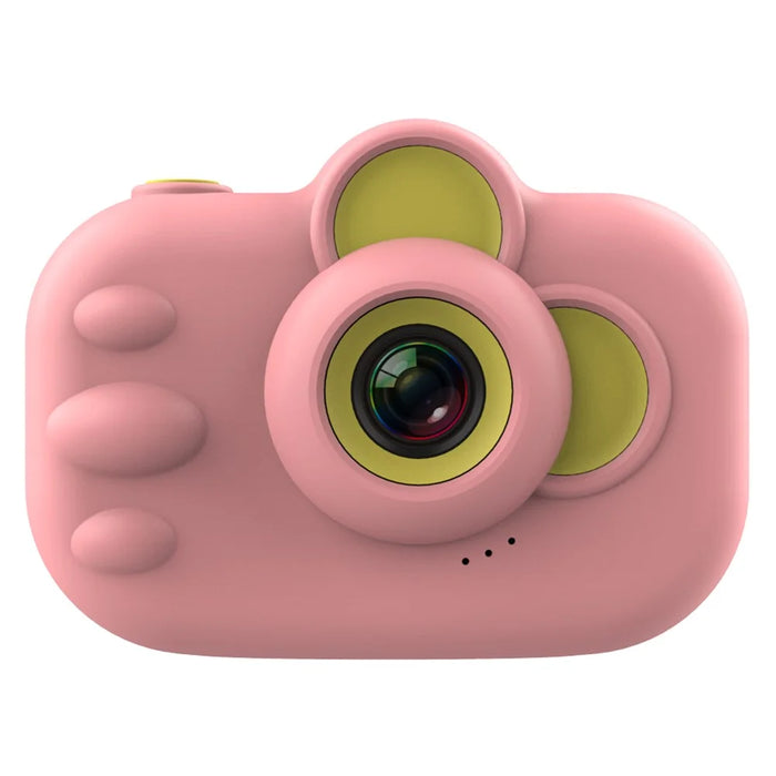 ET02 Cartoon 2.0 inch Screen Children Camera Rechargeable HD Wide Angle Digital Camera Camcorder Kids Gift - Pink - 2