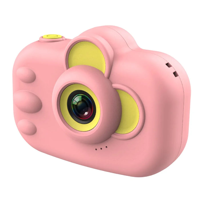 ET02 Cartoon 2.0 inch Screen Children Camera Rechargeable HD Wide Angle Digital Camera Camcorder Kids Gift - Pink - 3