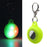 For Apple AirTag Locator Luminous Silicone Case Anti-drop Protective Cover with Key Holder - Luminous Yellow - 2