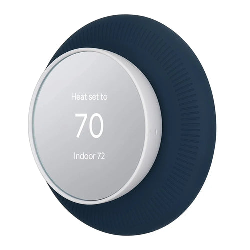 For Nest Thermostat Anti-Scratch Anti-Fall Drop-Proof Silicone Cover - Blue - 1