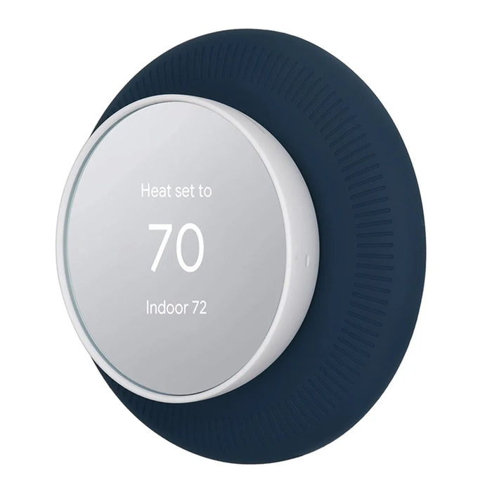 For Nest Thermostat Anti-Scratch Anti-Fall Drop-Proof Silicone Cover - Blue - 1