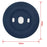 For Nest Thermostat Anti-Scratch Anti-Fall Drop-Proof Silicone Cover - Blue - 6