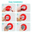For Nest Thermostat Anti-Scratch Anti-Fall Drop-Proof Silicone Cover - Blue - 7