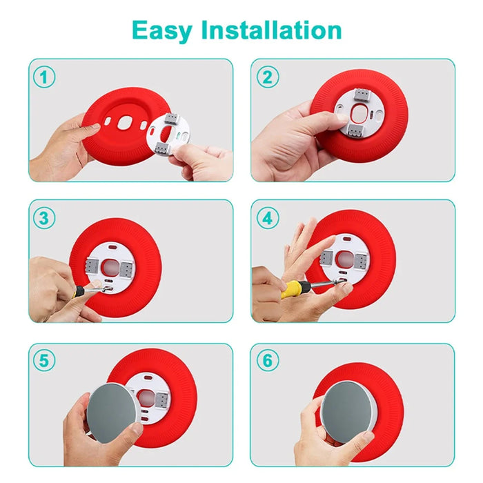For Nest Thermostat Anti-Scratch Anti-Fall Drop-Proof Silicone Cover - Blue - 7