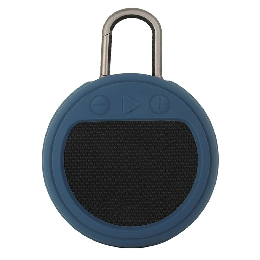 For JBL Clip3 Bluetooth-compatible Speaker Protective Case Shockproof Silicone Cover - Dark Blue - 1