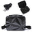 BKANO VR Glasses Carry Case for Oculus Quest 2 Brushed Shockproof Bag Portable Accessories Organization Box - Black - 1